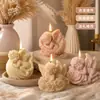 Vela Aromaterápica Anjo Rosa Sanxin Molde de Silicone Concha Anjo Pedra de Incenso Expansível Ferramenta de Moagem de Silicone Fábrica Transfronteiriça