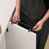 Toallero para baño, estante de almacenamiento de pared sin taladro, portatoallas de una barra para inodoro y baño