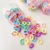 Elásticos de Cabelo Especiais do Tamanho de um Polegar para Crianças e Bebês com Cabelo Fino, Fofos e Delicados com o Cabelo, Adequados para Rabos de Cavalo, Elásticos de Alta Elasticidade