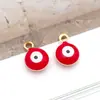 Acero Inoxidable que Conserva el Color Agujero Único Estrella de Cinco Puntas Ojo que Gotea Aceite Estrella Colgante Colgante Pulsera DIY Collar Accesorios de Joyería