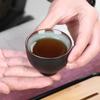 Taiwan Lu Bao Cerâmica Preta Cerâmica Chá Xícara Vintage Cerâmica Preta Chá Adaga Forno Mudança Xícara de Chá Pessoal Kung Fu Tea Set Única Xícara