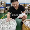 Suministro de lote grande Tubo moldeado de PTFE blanco relleno de fibra de vidrio
