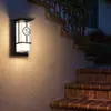 Lámpara de pared exterior nueva impermeable moderna china para exterior puerta balcón escaleras pasillo iluminación lámpara de jardín