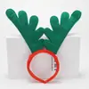 RL307A Fivela de cabeça de chifre de veado de Natal Faixa de cabeça clássica de chifre de veado Faixa de cabeça de chifre Decoração de Natal