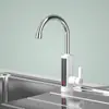Grifo Eléctrico de Acero Inoxidable para Agua Caliente de Venta Caliente Transfronterizo, Calentador de Agua Inteligente Digital Instantáneo de Cocina para Uso Dual Frío y Caliente