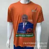 Camiseta de Manga Corta con Cuello Redondo de Poliéster para Exportación Transfronteriza Ropa Electoral Camiseta Publicitaria Tela Cruda Impresión por Sublimación Avatar Transferencia de Calor Camiseta Electoral