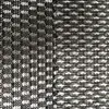 Venta al por mayor de fábrica, malla jacquard de doble color blanco y negro, material para zapatos, tela de malla interior