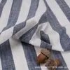 Tecido Grande Listrado de Algodão e Linho, Tecido Jacquard Listrado Tecido em Tear de Linho, Tecido para Sofá, Tecido para Almofada, Tecido para Camisa, Tecido para Roupa em Estoque