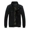 Chaqueta de Trabajo Resistente Estilo Americano Transfronteriza Htn para Hombre, Nueva Chaqueta de Caza para Exteriores de Algodón Puro para Primavera y Otoño con Múltiples Bolsillos y Cuello Alto