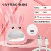 Mini lámpara de fototerapia para uñas Q adorable conejo lámpara de horneado pegamento para esmalte de uñas para uso doméstico que no oscurece las manos pequeña máquina de fototerapia led de secado rápido