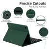 Teclado Bluetooth para Samsung Tab S9 FE 10.9 S7/S8/S9 11, funda de cuero con teclado retroiluminado colorido