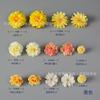 Bolsa de Material de Flores Artificiales B Decoración de Mesa de Postres para Pastel Adorno para la Cabeza de Minoría Étnica DIY Horquilla para el Cabello Fabricación de Flores Caja de Flores con Flores