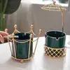 Novo Cinzeiro de Cerâmica Luxo Leve Personalidade Criativa Moda Escritório Home Office Hotel Cinzeiro Comercial Fabricantes
