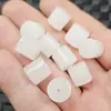 Xinjiang Hotan Jade Blanco Perla Barril Perla Dispersa Jade Blanco Manteca de Cerdo Roca de Jade Pushutong Accesorios de Joyería Perla Superior Perla