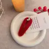 Pinza para el Cabello de Flor de Peluche para Mujer, Pasador de Navidad, Nuevo Estilo 2026 Pinza para Flequillo Lateral, Pinza para el Frente, Accesorio para el Cabello de Invierno