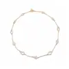 Sombra de Calabaza Luz Dorada~Estilo Lujo Ligero Collar de Calabaza con Circonita Cadena para Clavícula Estilo Chino Nuevo Chapado en Oro Real de 18 Quilates Collar Versátil