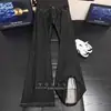 Calça Jeans Original Color Cleanfit para Homens, Estilo Americano para Primavera e Outono, Calça de Cintura Alta Wide-Leg de Alta Qualidade, Calça Reta Flare