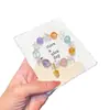 Pulsera de Grava de Cristal Blanco Pala Dorada Pulsera de Cristal Multitesoro para Mujer Flor Roja Pegamento Acuamarina Cristal Torre Amarilla Cristal Rosa Amatista