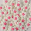 Fábrica Hecho a Mano Hilo Puff Crochet Flores Pequeñas Bolsas DIY Pinzas para el Cabello Ropa Accesorios para el Cabello Accesorios de Flores