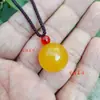 Varios Tipos de Colgantes de Cuentas Redondas, Colgantes de Jade Verde Hetian, Colgantes de Jade con Hilo de Oro, Colgantes de Ágata de Jade Verde Seco, Jade Verde de Taiwán