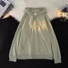 Sudadera con capucha de peso pesado para hombre, chaqueta de marca americana de moda versátil para otoño e invierno, tops holgados para pareja con bordado de letras de Instagram