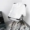 Camisa de Manga Corta con Cuello Cubano Plisado Verano Top con Caída Estilo Japonés Holgado Retro para Hombre Color Sólido Camisa de Alta Gama