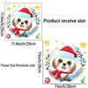 Boneco de Neve de Natal Floco de Neve Adesivos de Banheiro Adesivos de Parede Decorativos para Quarto Banheiro Autoadesivos Atacado Exportação Designs Personalizados