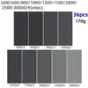 Papel de lija negro de 93x230 mm para uso húmedo y seco, Amazon Transfronterizo, Suministro Mayorista a Granel