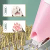 Aparador de Pelo de Patas para Pet Cortador de Pelos de Pata de Cachorro Artefato de Aparar Patas de Cachorro Escalador Elétrico para Gato Cortador de Pelo para Tosquia Carregável Detalhes com Luz
