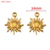 Colgante de Acero Inoxidable Chapado Eléctricamente en Oro de 18K Corazón Casa de Bolsillo Elemento Marino Material para Pulsera Collar Pendientes DIY