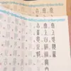 Cuaderno de Caligrafía para Principiantes: Rollo Largo del Capítulo Tai Shang Yin Gan en Escritura de Sello, Trazando Caracteres Rojos sobre Papel de Arroz con un Pincel