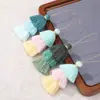 Broche Pingente Franja de Borla de Algodão de Três Camadas Estilo Chinês Hanfu Qipao Pingente para Joias Artesanais DIY Venda por Atacado do Fabricante