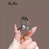 Exquisito clip de pinza pequeña con strass de lazo para mujeres, para el lateral de la frente, flequillo, clip de princesa 2024 Explosiones virales de Internet