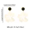 E13950 Pendientes Sencillos de Flor de Moda Transfronteriza Verano Nicho Elegantes y Estilosos Pendientes Estilo Planta para Mujer