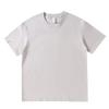Camiseta de manga corta de algodón pesado de 230 g personalizada para hombre y mujer, ropa de trabajo de color liso, ropa de clase, camiseta con logotipo impreso.