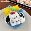 Bolsa Fofa de Pelúcia Desenho Animado Maçã para Fones de Ouvido, Pingente de Decoração para Mochila de Menina, Porta-Moedas, Porta-Batom, Bolsa para Armazenamento de Cabos de Dados