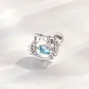 Novos Brincos de Gato Vazado Doces e Meninas Estilo Pulo Zircônia Estilo Ins Piercing de Cartilagem Tachinhas de Orelha