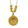Collar Nido de Pájaro de Malla Filigrana Colgante de Perla de Transferencia Hueca Cadena de Clavícula de Lujo Ligero de Gama Alta Cadena para Mujer Venta al por Mayor