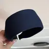 Diadema de Punto Rayada Estilo Coreano para Otoño e Invierno, Ancha, Corona Alta, Simple, Versátil, Diadema de Gama Alta para Mujer, para Lavarse la Cara Diariamente