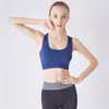 Nova Malha Altamente Elástica Vazada Costas Bonitas Roupa Íntima Esportiva Feminina Sem Aro de Aço Alta Resistência À Prova de Choque Sutiã Esportivo para Yoga