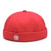 Primavera e verão novo chapéu de proprietário hip-hop estilo coreano chapéu melão bordado retrô sem aba feminino masculino atacado transfronteiriço mesmo estilo