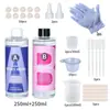 Joyería Youlai 32 Onzas (aproximadamente 907.2 gramos) Kit de Inicio de Silicona Transparente de Cristal de Resina Epoxi para Bricolaje