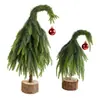 Nuevos Adornos para Árbol de Navidad de Escritorio Decoración de Atmósfera Festiva Simulada Árbol de Navidad Mini En Stock Venta al por Mayor