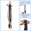 Hongxiu Preferred - Trenzas de Peluca para Mujer Ruth Mismo Estilo Oso Doble Trenza Estilo Universitario Trenzas Torcidas Simuladas Dobles Coletas