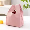 Bolsa de Regalo de Mano de Color Sólido Bolsa de Regalo para Dulces Bolsa Tejida Simple Bolsa Ins Bolso Explosivo Bolsa Tejida Versátil
