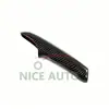 Adequado para modificação do Honda City 2008, capa do freio de mão painel decorativo interno de ABS para carro com acabamento em fibra de carbono
