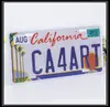Placas de Matrícula Americanas Hechas a Medida para Comercio Exterior, Láminas de Hierro Pintadas, Placas de Color Metálico, Etiquetas de Aluminio, Hojalata, Pizarra de Hojalata