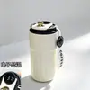 Copo térmico de café com display de temperatura, presente para atacado, alto valor estético, copo de viagem portátil, novo design simples, copo de aço inoxidável 316