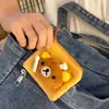 Lindo Pingente de Mochila de Ursinho Desenho Animado Boneca de Pelúcia Figura Pingente de Bolsa Velcro Estudante Melhor Amigo Presente