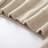 Cárdigan de Punto con Cremallera y Cuello de Solapa de Cachemira de Color Sólido para Otoño e Invierno para Mujer, Jersey Exterior de Cachemira